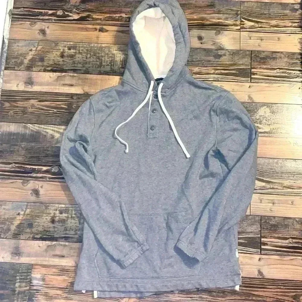 American Eagle Grey Thermal Hoodie Size Medium
